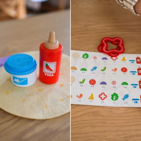 VIGA Zestaw Meksykańskich Potraw Taco i Burrito Viga Toys
