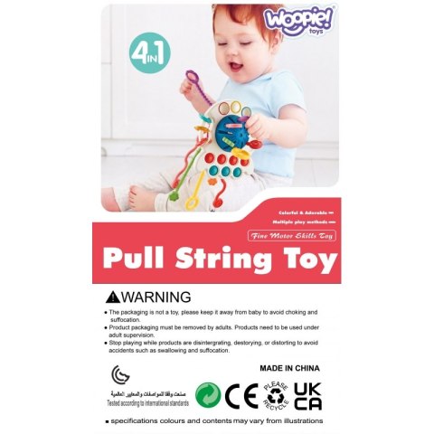WOOPIE BABY Zabawka Sensoryczna Montessori Gryzak Wielofunkcyjny 0+ Woopie