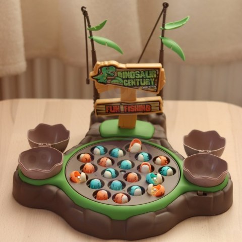 WOOPIE Gra Łowienie Dinozaurów Rybek 2 Wędki Woopie