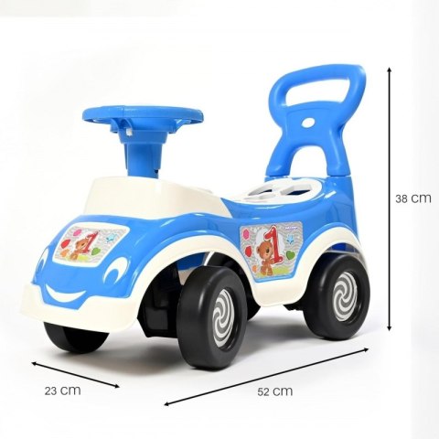 WOOPIE Jeździk 4w1 Sorter Pchacz Chodzik + Klakson Schowek Woopie