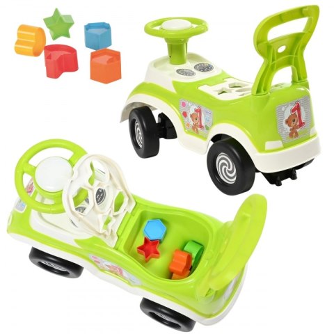 WOOPIE Jeździk 4w1 Sorter Pchacz Chodzik + Klakson Schowek Woopie