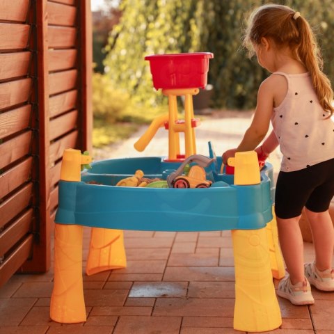 WOOPIE Stolik Wodny 2w1 Piaskownica Młyn 14 akc. Woopie