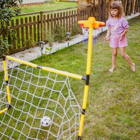 WOOPIE Zestaw 2w1 koszykówka Bramka do Piłki Nożnej + Piłki i Pompka Woopie