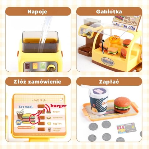 WOOPIE Sklep Restauracja Fast Food Mini Burger Shop "BIG BURGER" Woopie