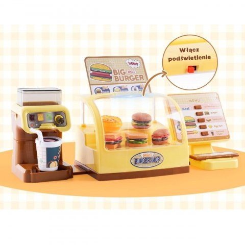 WOOPIE Sklep Restauracja Fast Food Mini Burger Shop "BIG BURGER" Woopie