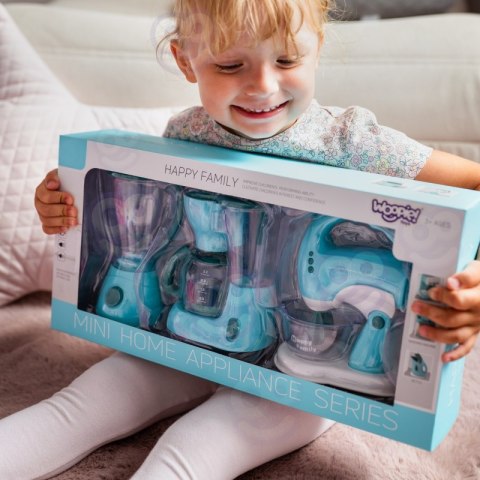 WOOPIE Zestaw AGD dla Dzieci 3w1 Mikser Blender Robot Kuchenny Woopie