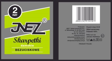 SKARPETKI DAMSKIE ELASTIL SKARPETKI DAMSKIE ELASTIL
