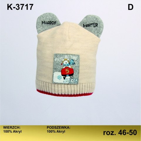 CZAPKA ZIMOWA 3717 CZAPKA ZIMOWA 3717