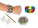 Gumki Zestaw Do Robienia Bransoletek Loom Bands 600 Szt + KROSNO ChRLD