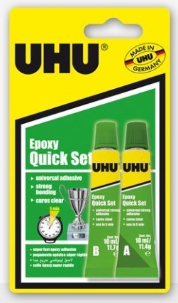 Klej Epoksydowy Epoxy Quick Set UHU 2x10 ml blister UHU