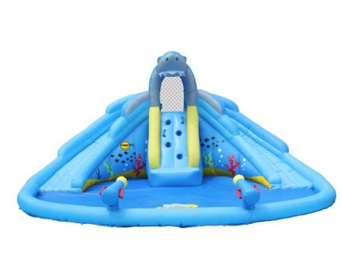 Dmuchaniec HappyHop Zamek Wodny Podwójna Zjeżdżalnia Basen HappyHop Dmuchaniec HappyHop Zamek Wodny Podwójna Zjeżdżalnia Basen HappyHop