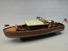 Łódź - Łódź podmiejska 1929 Chris Craft 38' Commuter Boat Kit 1:12 - DUMAS Dumas