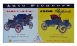 Model plastikowy - Pionierzy motoryzacji Auto Pioneers - 1903 Cadillac / 1900 Packard - Glencoe Models (2szt) Glencoe Models
