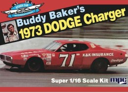 Model plastikowy - Samochód Buddy Baker 1973 Dodge Charger Stock Car - MPC MPC