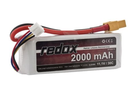 Pakiet Redox 2000 mAh 11,1V 30C LiPo Redox