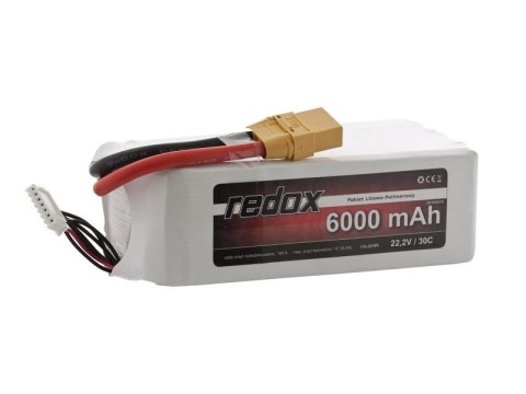 Pakiet Redox 6000 mAh 22,2V 30C LiPo Redox