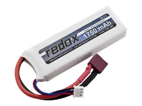 Pakiet Redox ASG 1750 mAh 7,4V 20C (scalony) LiPo Redox