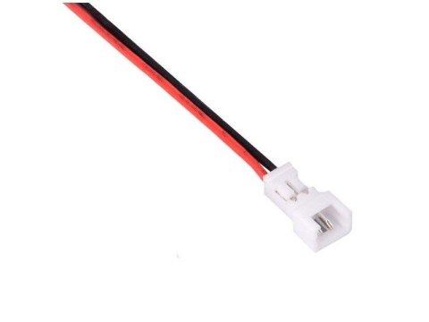 Gniazdo Micro JST z przewodem 120mm - 2 PIN raster 1.25 - MCX - Żeński (female)