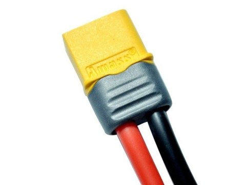 Gniazdo XT60 z osłoną oraz z przewodem - Amass - Żeński 100mm (female) Gniazdo XT60 z osłoną oraz z przewodem - Amass - Żeński 100mm (female)