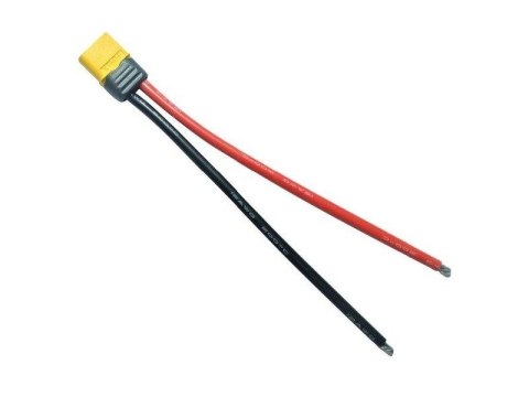 Gniazdo XT60 z osłoną oraz z przewodem - Amass - Żeński 100mm (female) Gniazdo XT60 z osłoną oraz z przewodem - Amass - Żeński 100mm (female)