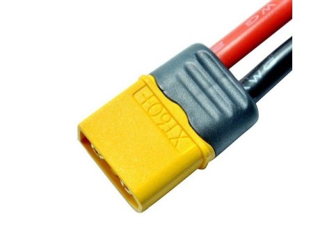 Gniazdo XT60 z osłoną oraz z przewodem - Amass - Żeński 100mm (female) Gniazdo XT60 z osłoną oraz z przewodem - Amass - Żeński 100mm (female)