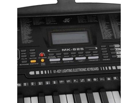 Keyboard MK-825 - organy Z Funkcją Nauki Gry Meike Keyboard MK-825 - organy Z Funkcją Nauki Gry Meike