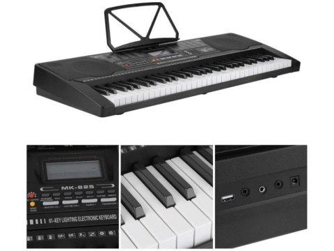 Keyboard MK-825 - organy Z Funkcją Nauki Gry Meike Keyboard MK-825 - organy Z Funkcją Nauki Gry Meike