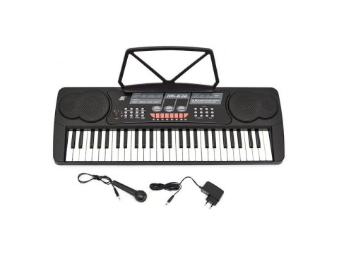 Keyboard Organy 54 Klawisze Zasilacz Mikrofon MK-632 Meike Keyboard Organy 54 Klawisze Zasilacz Mikrofon MK-632 Meike