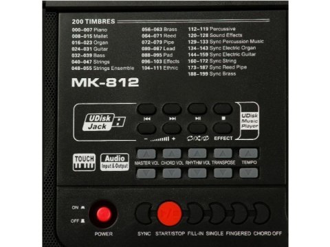 Keyboard Organy 61 Klawiszy Zasilacz MK-812 Meike Keyboard Organy 61 Klawiszy Zasilacz MK-812 Meike