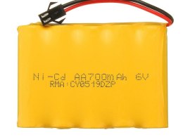 Pakiet, Akumulator, Bateria Ni-Cd 6V 700mah Do Samochodu Auta Crawler HB P1402, P1401