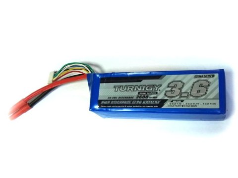 Pakiet Akumulator LIPO 3600 mAh 6 Cel 22,2V 30-40C TURNIGY