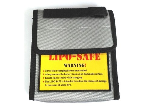 Torba ochronna na akumulatory Lipo Safe PREMIUM 15,5 X 15,5 X 5cm Torba ochronna na akumulatory Lipo Safe PREMIUM 15,5 X 15,5 X 5cm