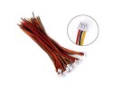 Wtyk Micro JST z przewodem 100mm - 3 PIN raster 1.25 - MCX - Męski (male) Wtyk Micro JST z przewodem 100mm - 3 PIN raster 1.25 - MCX - Męski (male)