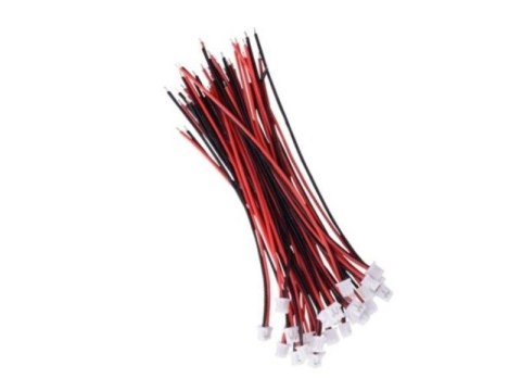 Wtyk Micro JST z przewodem 120mm - 2 PIN raster 1.25 - MCX - Męski (male) Wtyk Micro JST z przewodem 120mm - 2 PIN raster 1.25 - MCX - Męski (male)