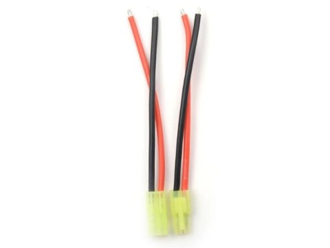 Wtyk Typu Mini Tamiya z przewodem - Męski 100mm - (male) 16 AWG Wtyk Typu Mini Tamiya z przewodem - Męski 100mm - (male) 16 AWG