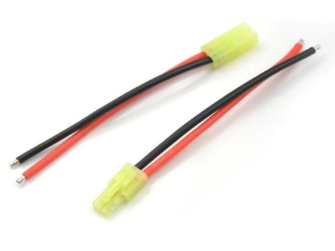 Wtyk Typu Mini Tamiya z przewodem - Męski 100mm - (male) 16 AWG Wtyk Typu Mini Tamiya z przewodem - Męski 100mm - (male) 16 AWG