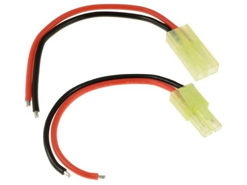 Wtyk Typu Mini Tamiya z przewodem - Męski 100mm - (male) 16 AWG Wtyk Typu Mini Tamiya z przewodem - Męski 100mm - (male) 16 AWG