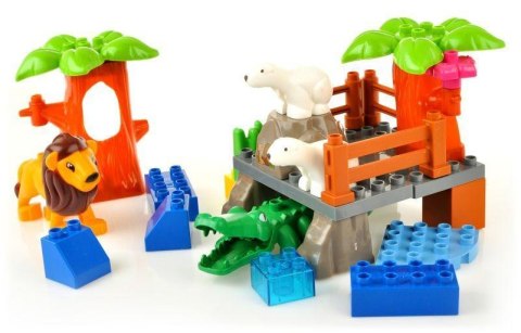 Edukacyjne Klocki - Duże ZOO - ponad 110 Elementów Edukacyjne Klocki - Duże ZOO - ponad 110 Elementów