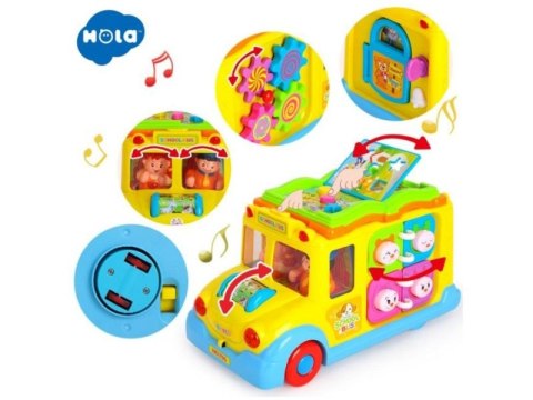 Edukacyjny Autobus Szkolny, Światło, Dźwięk Hola Edukacyjny Autobus Szkolny, Światło, Dźwięk Hola