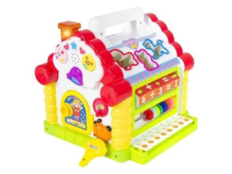 Edukacyjny Domek - Pianinko, Sorter, Liczydło, Melodie Hola Edukacyjny Domek - Pianinko, Sorter, Liczydło, Melodie Hola