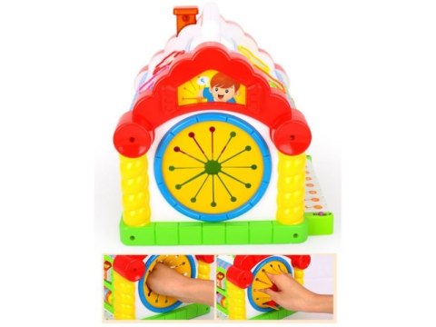 Edukacyjny Domek - Pianinko, Sorter, Liczydło, Melodie Hola Edukacyjny Domek - Pianinko, Sorter, Liczydło, Melodie Hola