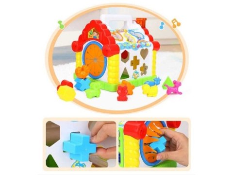 Edukacyjny Domek - Pianinko, Sorter, Liczydło, Melodie Hola Edukacyjny Domek - Pianinko, Sorter, Liczydło, Melodie Hola