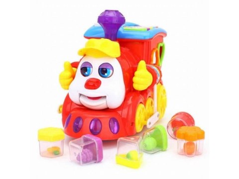 Kolorowa Lokomotywa, Ciuchcia Sorter Klocki Dźwięk Hola Hola Kolorowa Lokomotywa, Ciuchcia Sorter Klocki Dźwięk Hola Hola