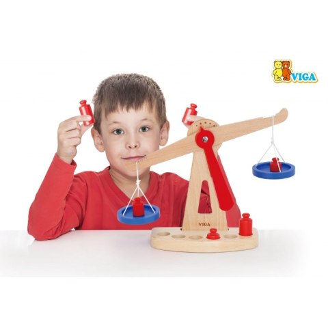 Drewniana Waga sklepowa równoważna Viga Toys Viga Toys Drewniana Waga sklepowa równoważna Viga Toys Viga Toys