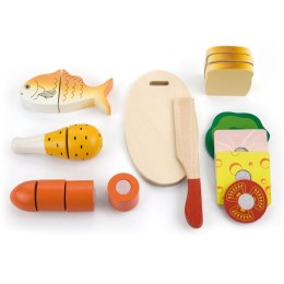 Viga Drewniany Zestaw Lunch Box jedzenie do krojenia Viga Toys