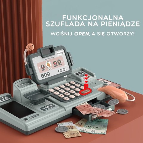 WOOPIE Kasa Sklepowa Dla Dzieci Skaner Waga Mikrofon + 25 Akcesoriów Woopie WOOPIE Kasa Sklepowa Dla Dzieci Skaner Waga Mikrofon + 25 Akcesoriów Woopie