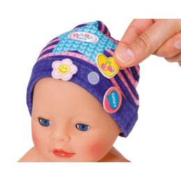 Baby Born Czapeczka z przypinkami dla lalki 43 w kolorze fioletowym Zapf Creation