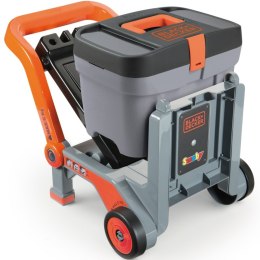 Smoby Black & Decker Wózek Warsztat Skrzynka z Narzędziami 3w1 Złota Rączka Smoby