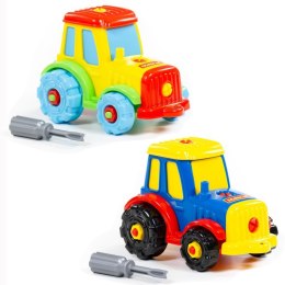 Wader QT Kolorowy Traktor Ze Śrubokrętem (20 el.) Wader Quality Toys