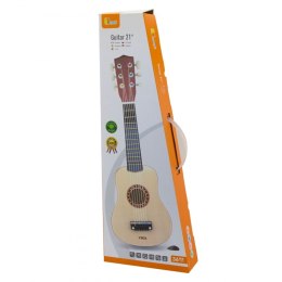 Viga Drewniana gitara dla dzieci Naturalna 21 cali 6 strun Viga Toys